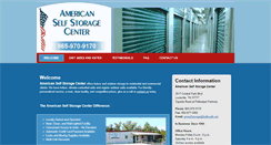 Desktop Screenshot of americanselfstoragetn.com